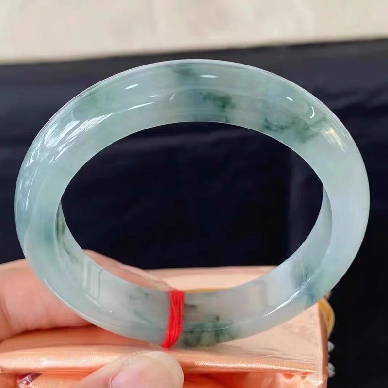 Bracelets - Jadeíta de Myanmar con motivos florales