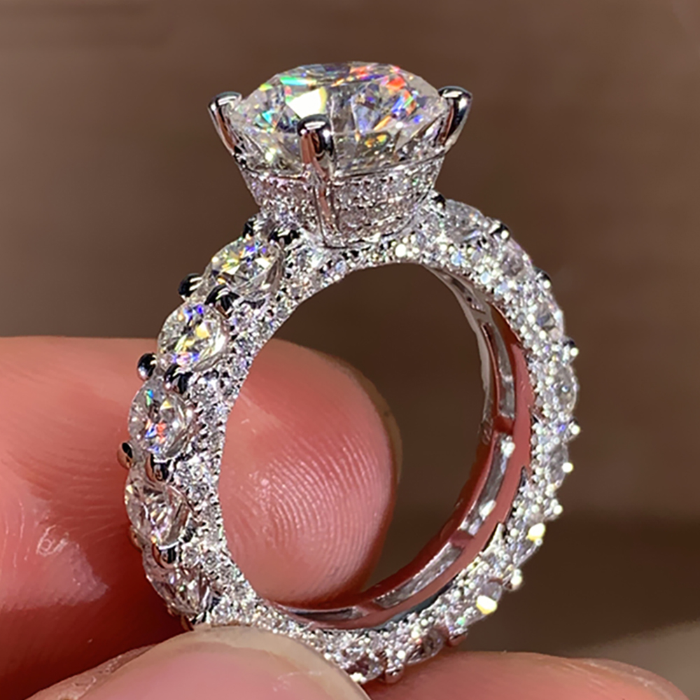 Moissanite Engagement Ring 1 Carat - Anillo de Compromiso y Boda Personalizado
