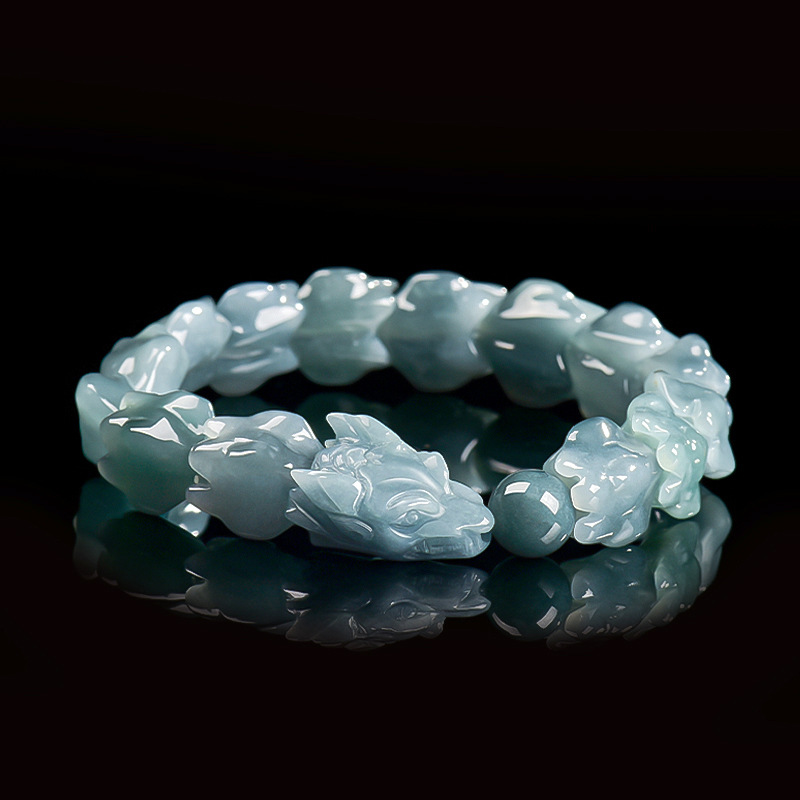 Bracelets - Brazalete de Dragón de Jadeíta Birmana