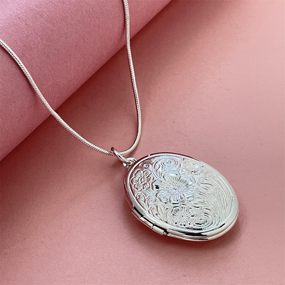 925 Sterling Silver Chain Necklace Men - Collar de serpiente de plata 925,