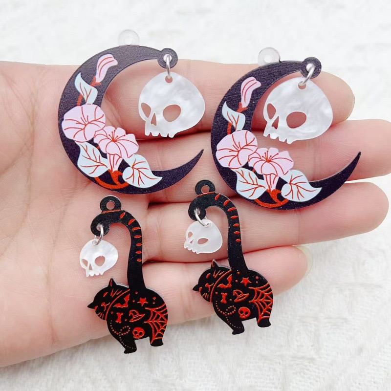 10 piezas de joyería acrílica  - Earrings reseña y precio