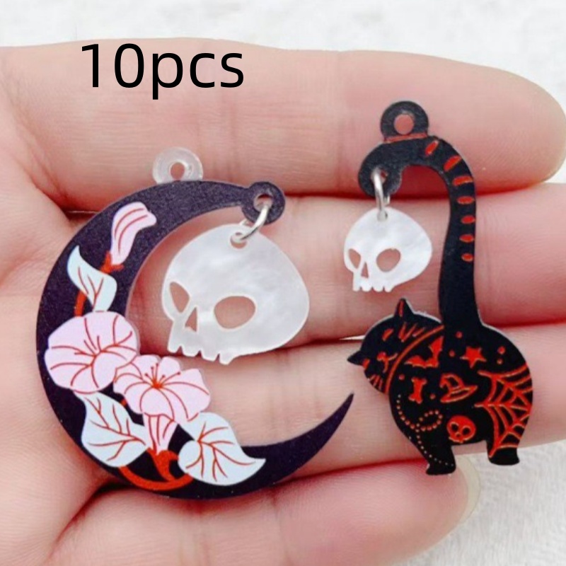 10 piezas de joyería acrílica  - Earrings reseña y precio
