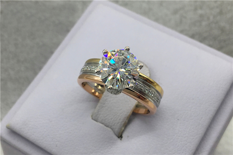 Anillo de compromiso de boda p - Moissanite Engagement Ring 1 Carat reseña y precio