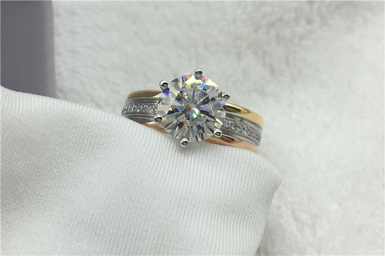 Anillo de compromiso de boda p - Moissanite Engagement Ring 1 Carat reseña y precio