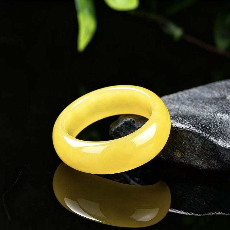 Anillo de jadeíta genuina de g - Rings reseña y precio
