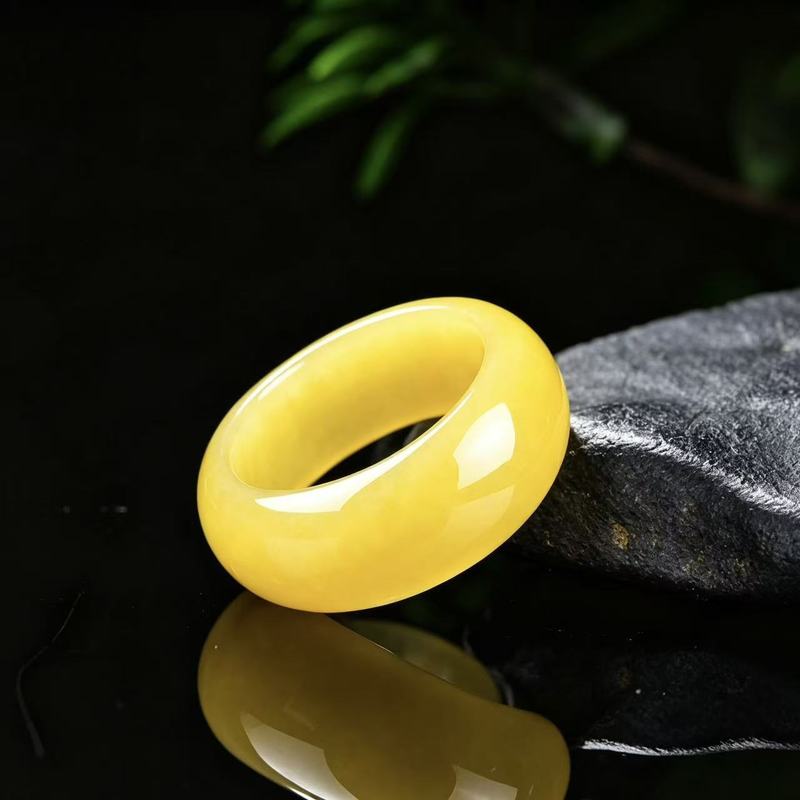 Anillo de jadeíta genuina de g - Rings reseña y precio