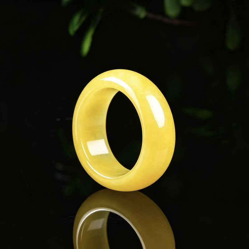 Anillo de jadeíta genuina de g - Rings reseña y precio