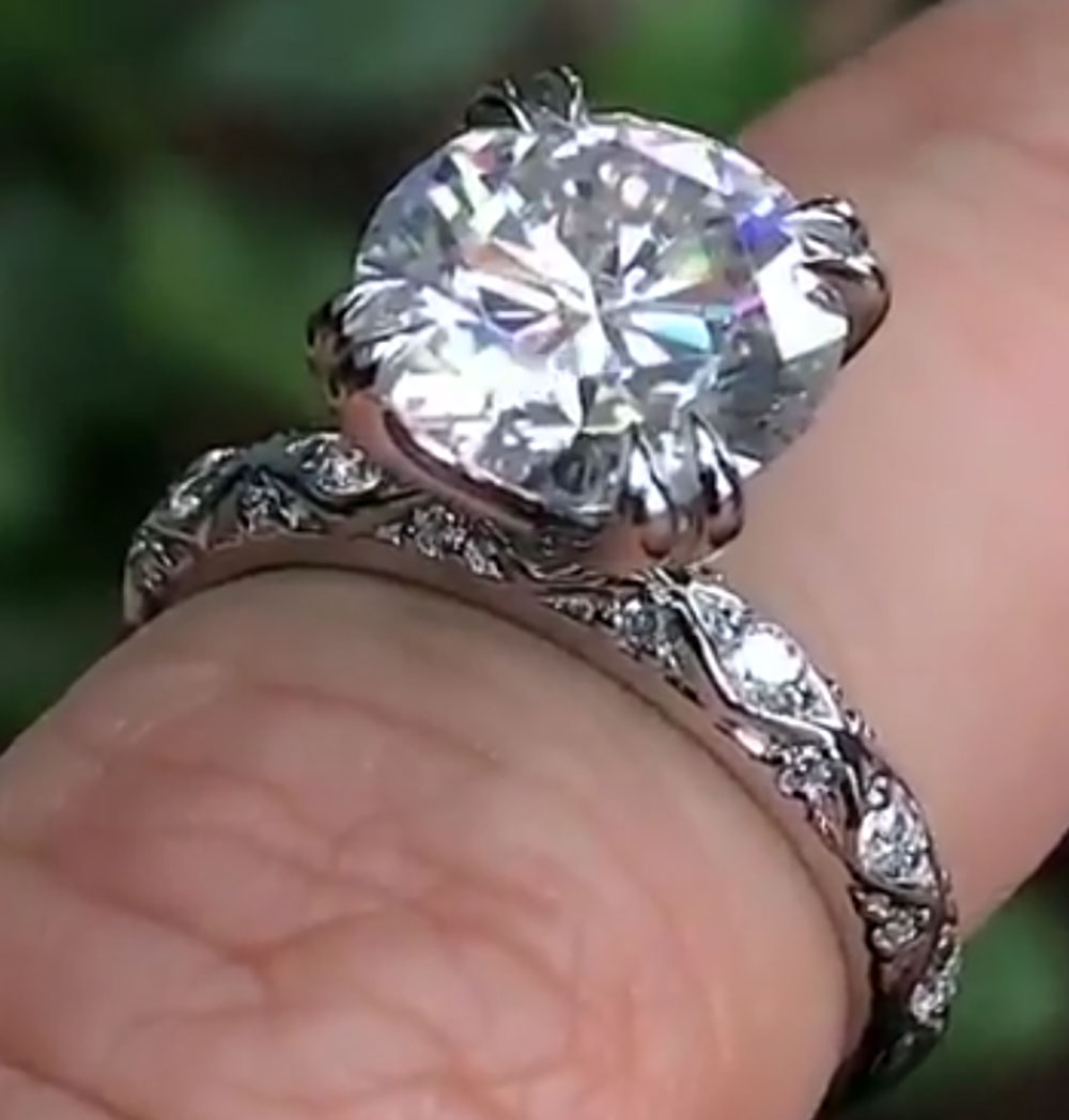 Anillo de Compromiso Personali - Moissanite Engagement Ring 1 Carat reseña y precio
