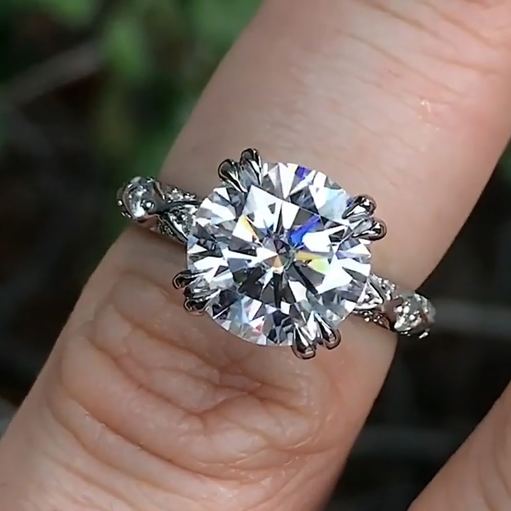 Anillo de Compromiso Personali - Moissanite Engagement Ring 1 Carat reseña y precio