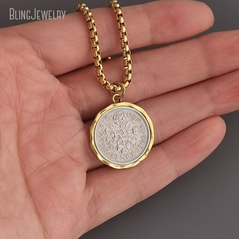 10 Uds. Caja de acero inoxidab - Cross Pendant Necklace Gold reseña y precio