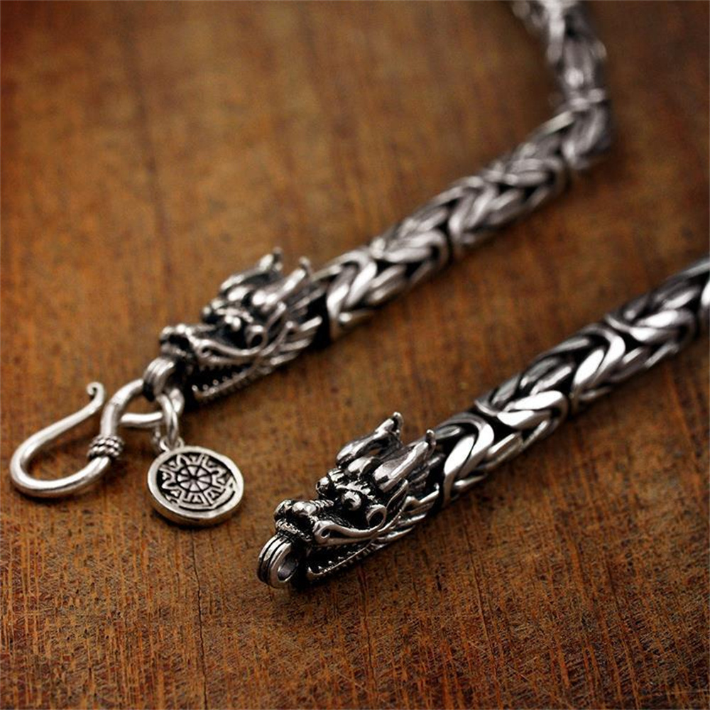 OUYADI Collar de Moda para Hom - 925 Sterling Silver Chain Necklace Men reseña y precio