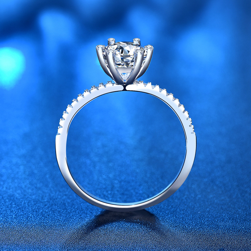 Anillo de compromiso de boda S - Moissanite Engagement Ring 1 Carat reseña y precio