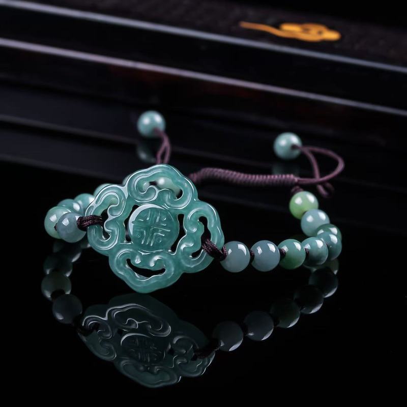 Pulsera de Jadeíta Natural Gra - Bracelets reseña y precio