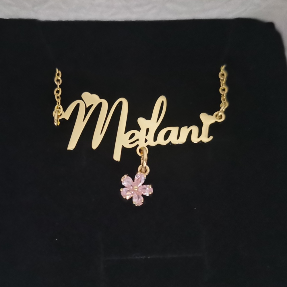 LeeChee-Colgante pequeño de ci - Custom Name Necklace Stainless Steel reseña y precio