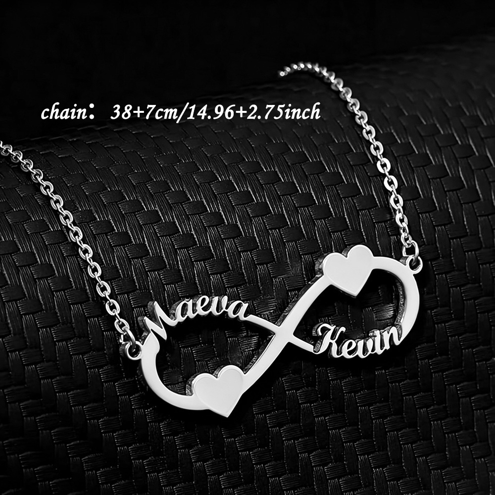 Collar con nombre personalizad - Custom Name Necklace Stainless Steel reseña y precio