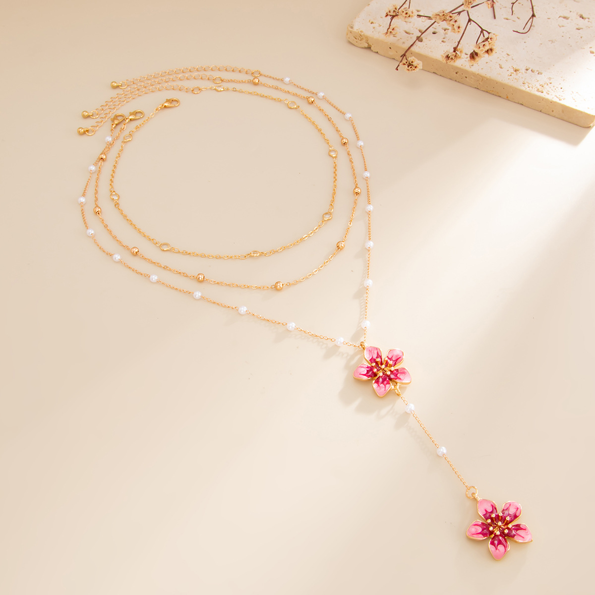 Collar Delicado de Varias Capa - Layered Pendant Necklace Aesthetic reseña y precio