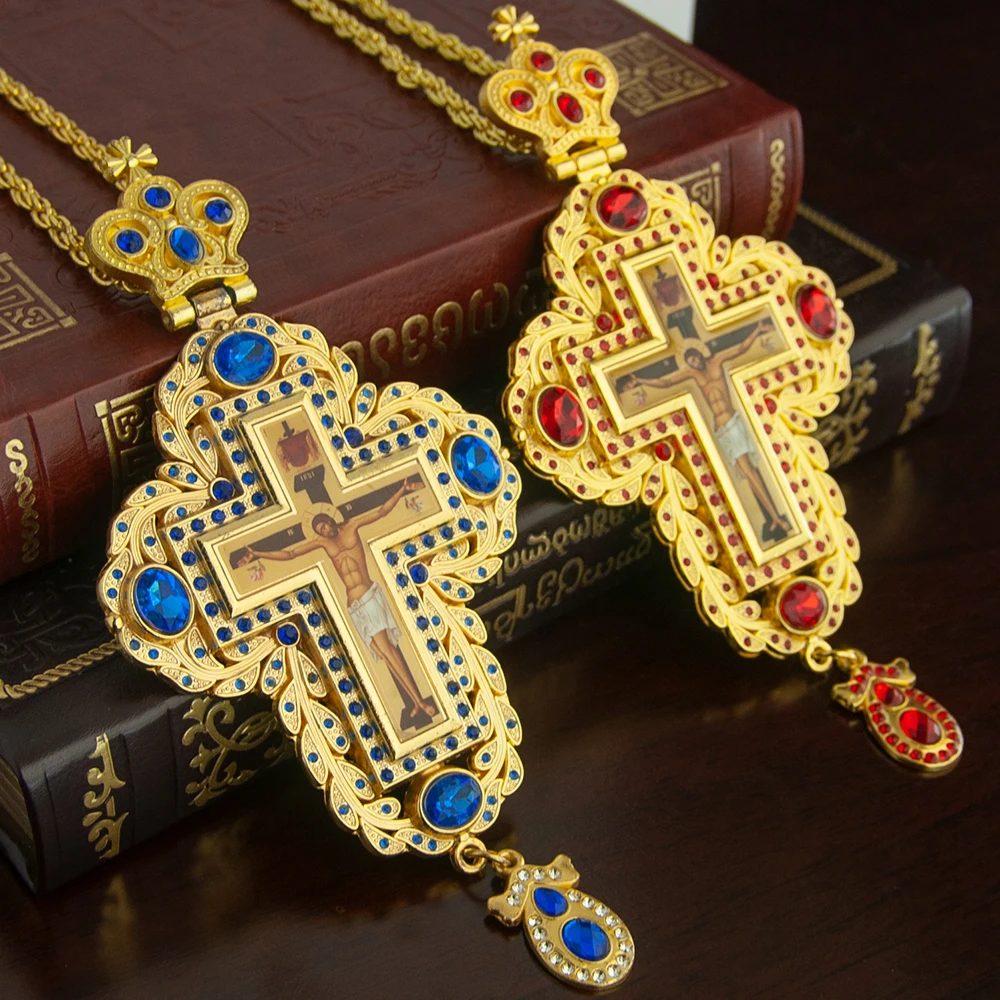 HTISOK-Colgante de cruz pector - Cross Pendant Necklace Gold reseña y precio