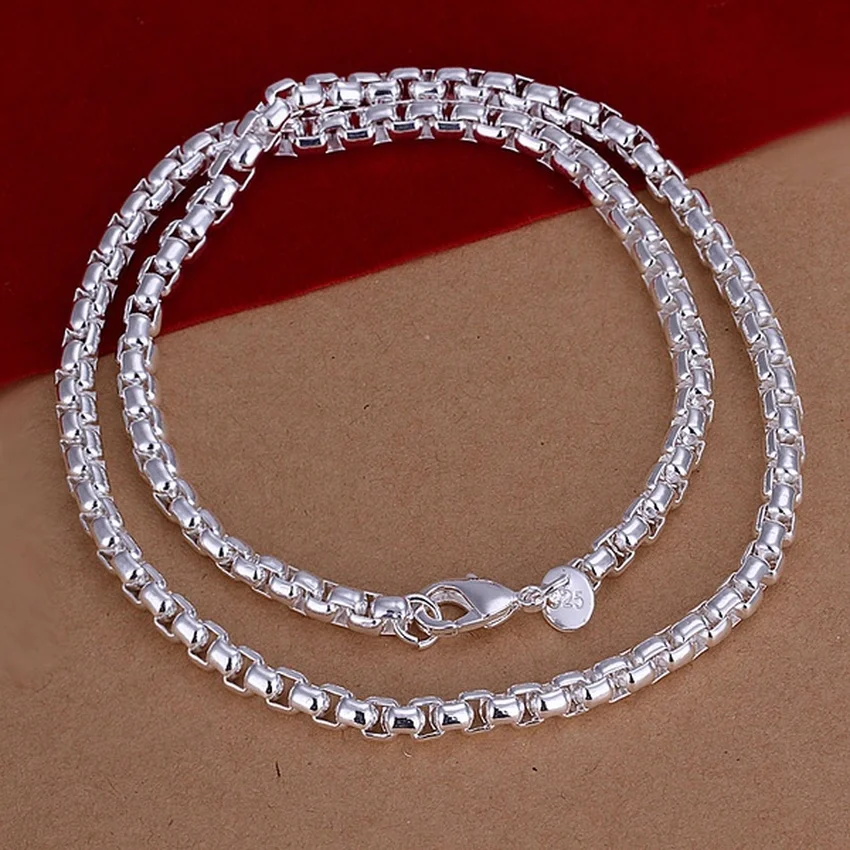 Collar de plata de ley 925 de  - 925 Sterling Silver Chain Necklace Men reseña y precio