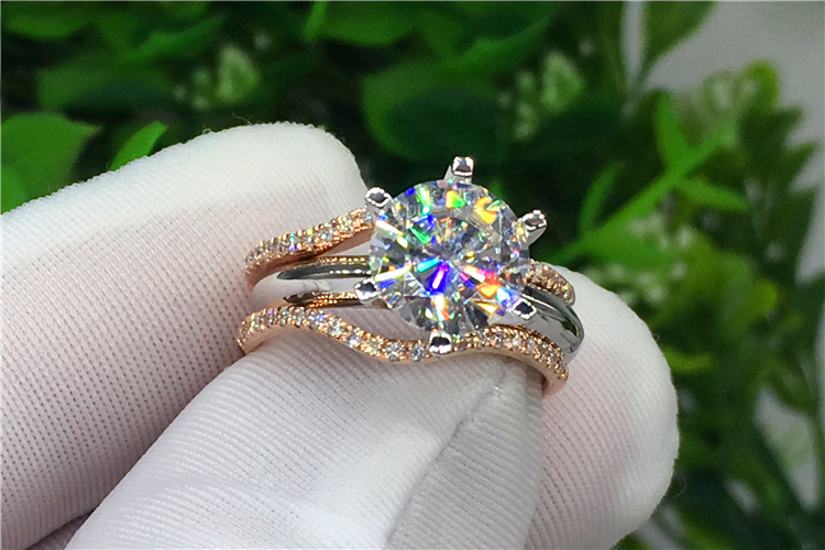 Anillo de compromiso de boda p - Moissanite Engagement Ring 1 Carat reseña y precio