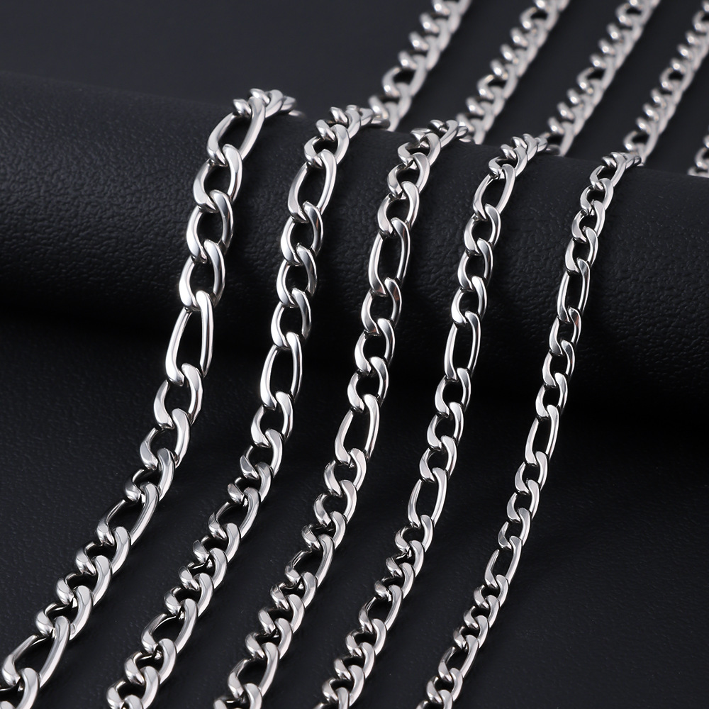 Cadena Figaro de acero inoxida - Cuban Link Chain 12Mm reseña y precio