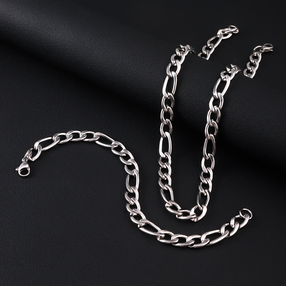 Cadena Figaro de acero inoxida - Cuban Link Chain 12Mm reseña y precio