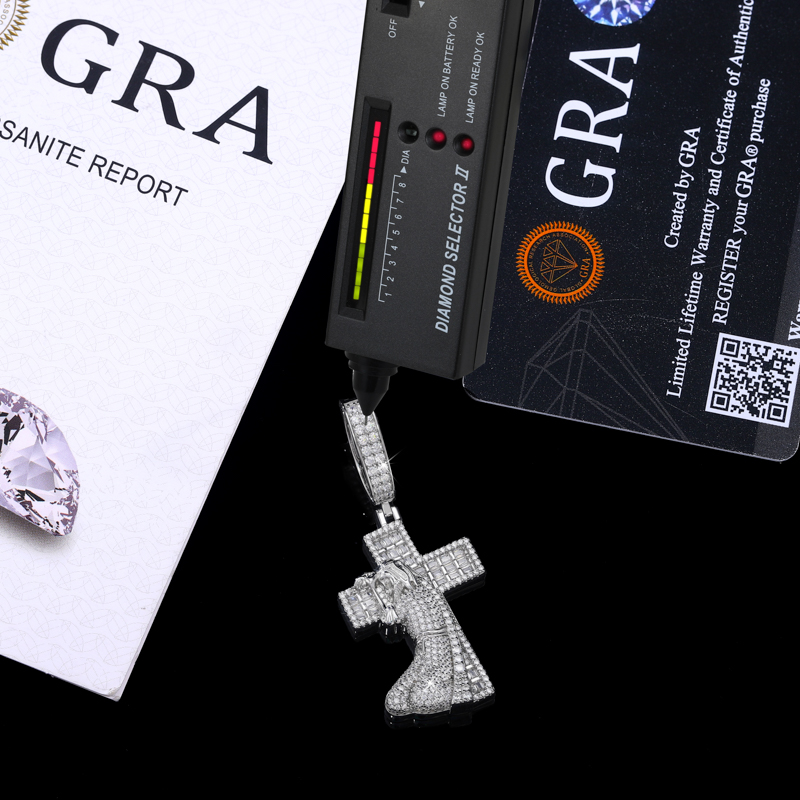 Nuevo colgante de cruz de Jesú - 925 Sterling Silver Chain Necklace Men reseña y precio