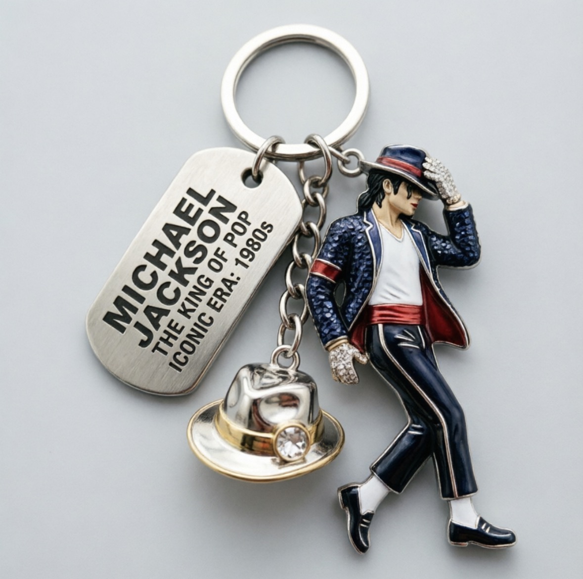 Llavero de Michael Jackson, Co - Rings reseña y precio