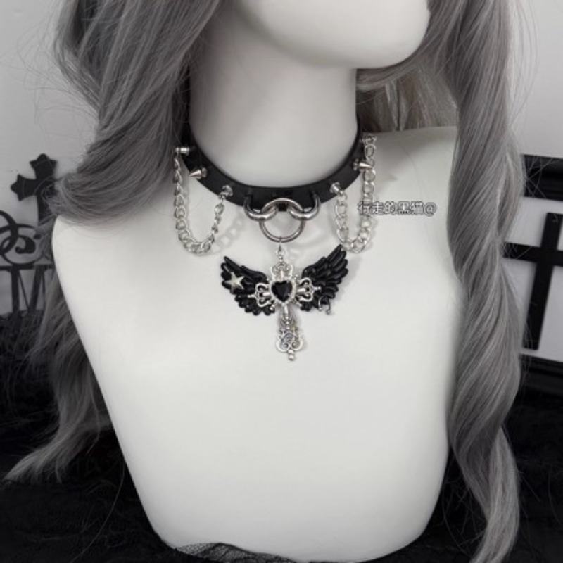 Collar de cadena para suéter c - Layered Pendant Necklace Aesthetic reseña y precio