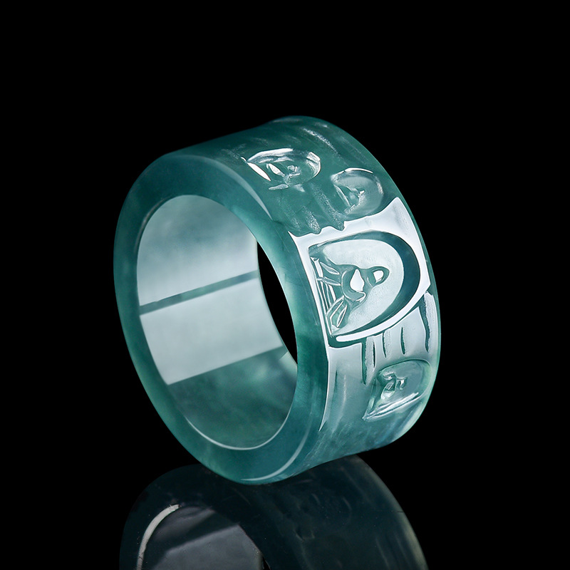 Anillo de Buda de Jadeíta Birm - Rings reseña y precio