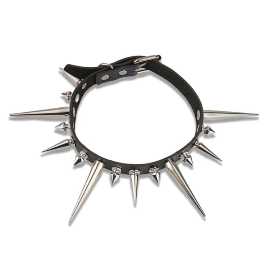 Gargantilla gótica de punta la - Goth Punk Spike Choker reseña y precio