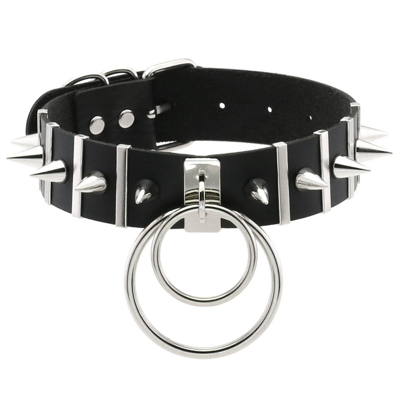 Gargantilla con puntas de Bond - Goth Punk Spike Choker reseña y precio
