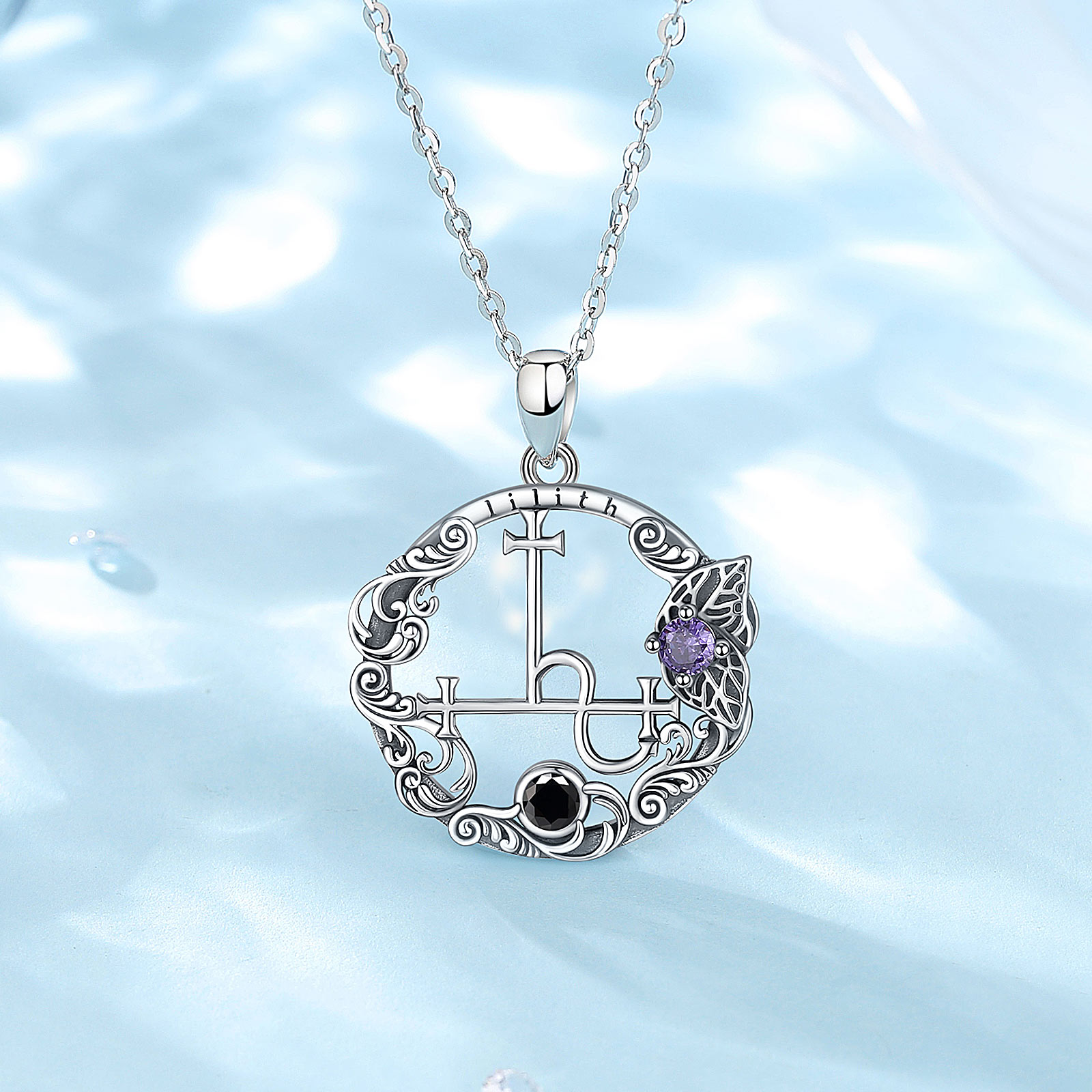 Eudora-collar de plata de ley  - 925 Sterling Silver Chain Necklace Men reseña y precio